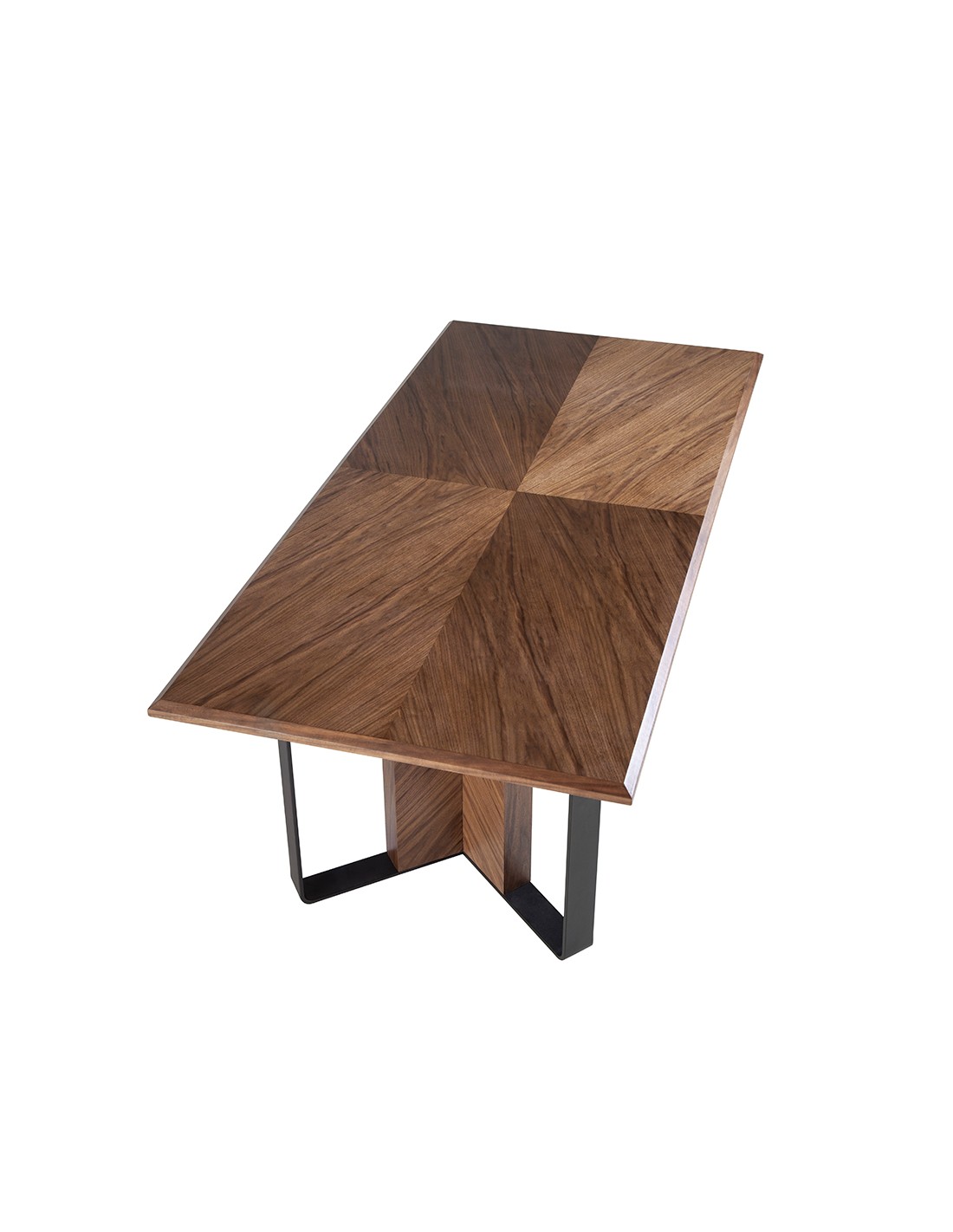 Mesa comedor rectangular nogal