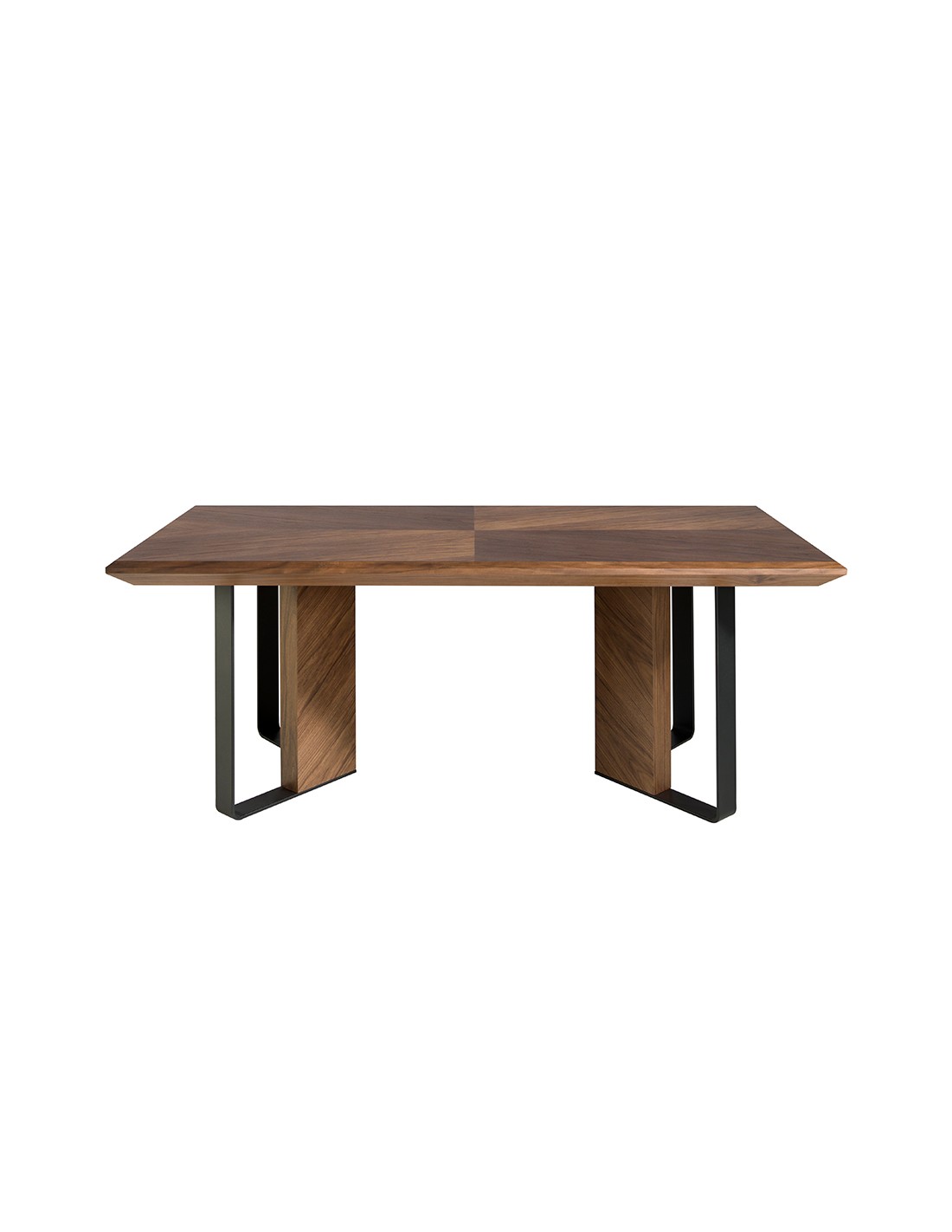 Mesa comedor rectangular nogal