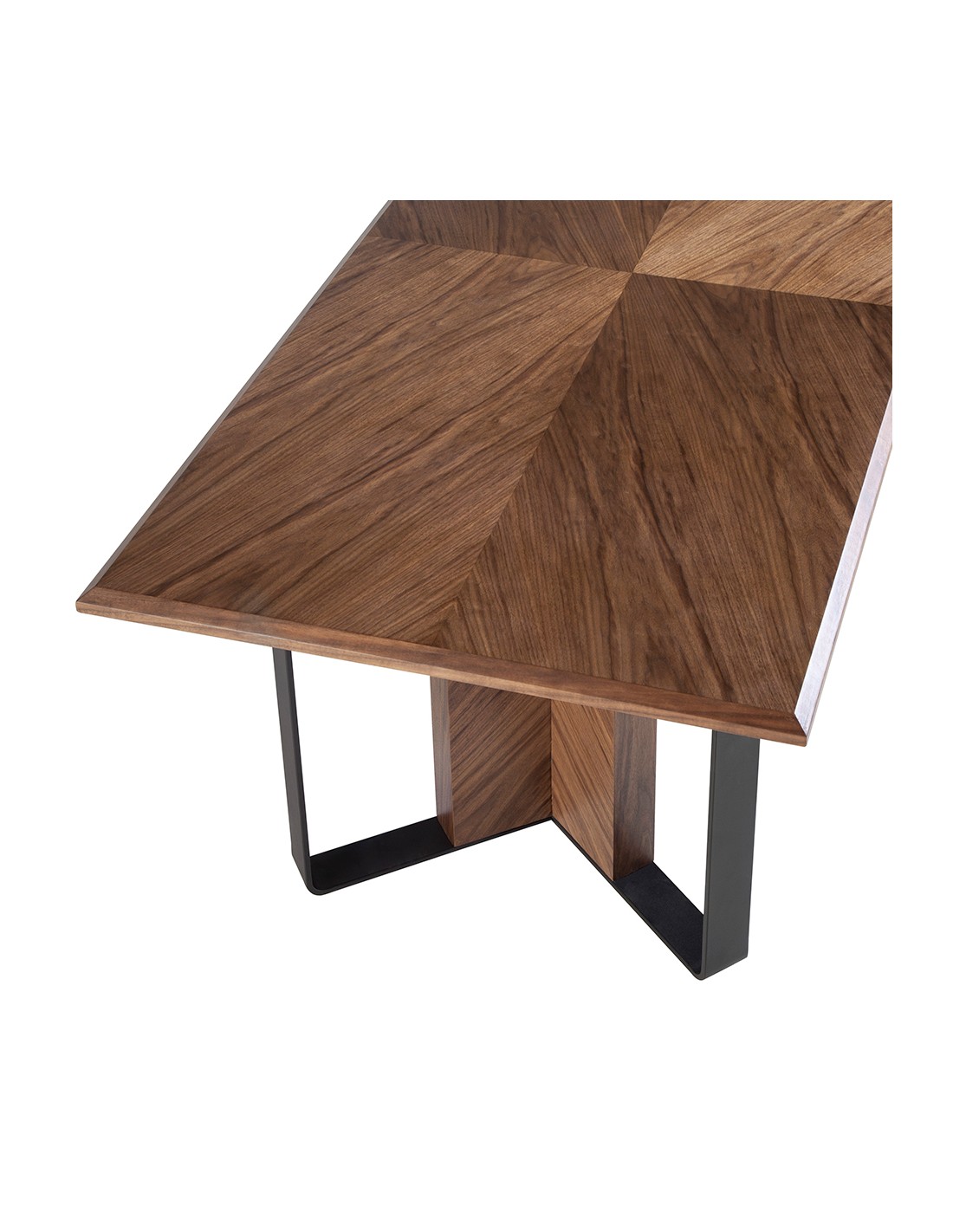 Mesa comedor rectangular nogal