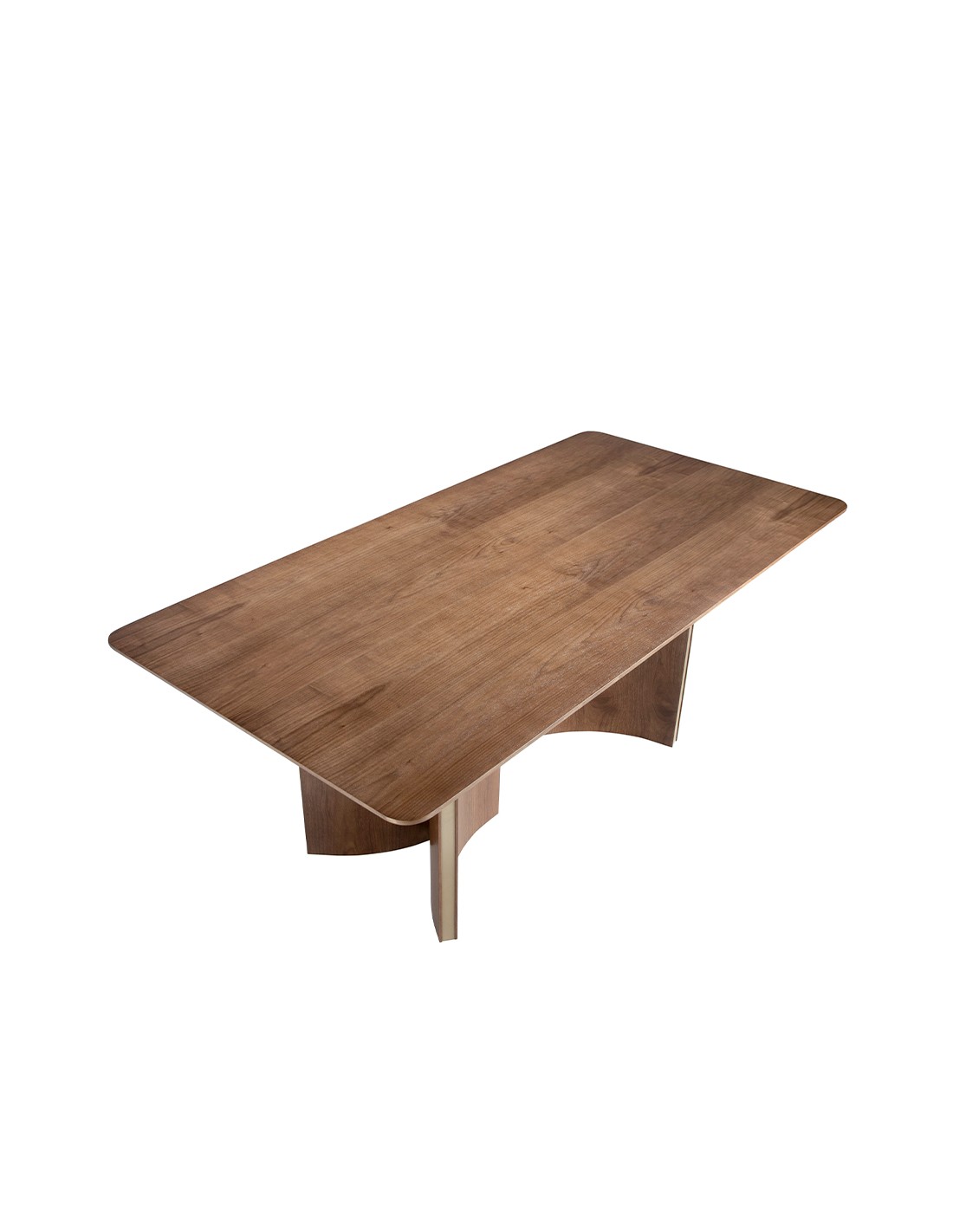 Mesa comedor rectangular nogal