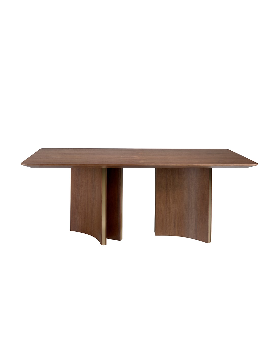 Mesa comedor rectangular nogal
