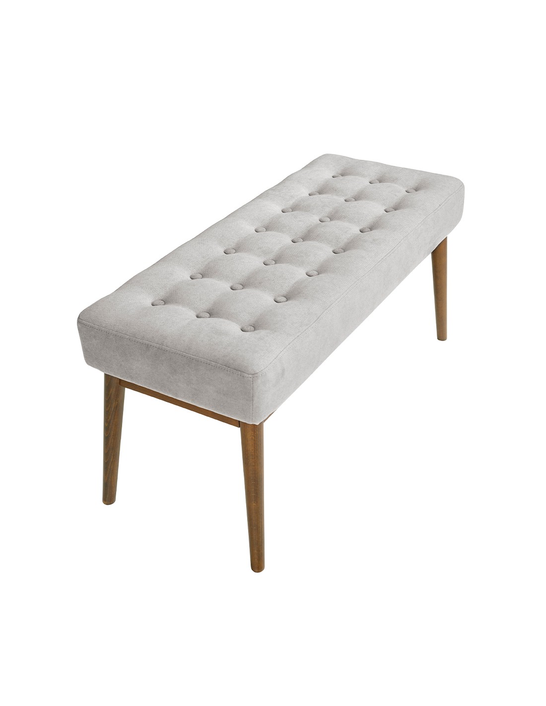 Banqueta tela gris oscuro