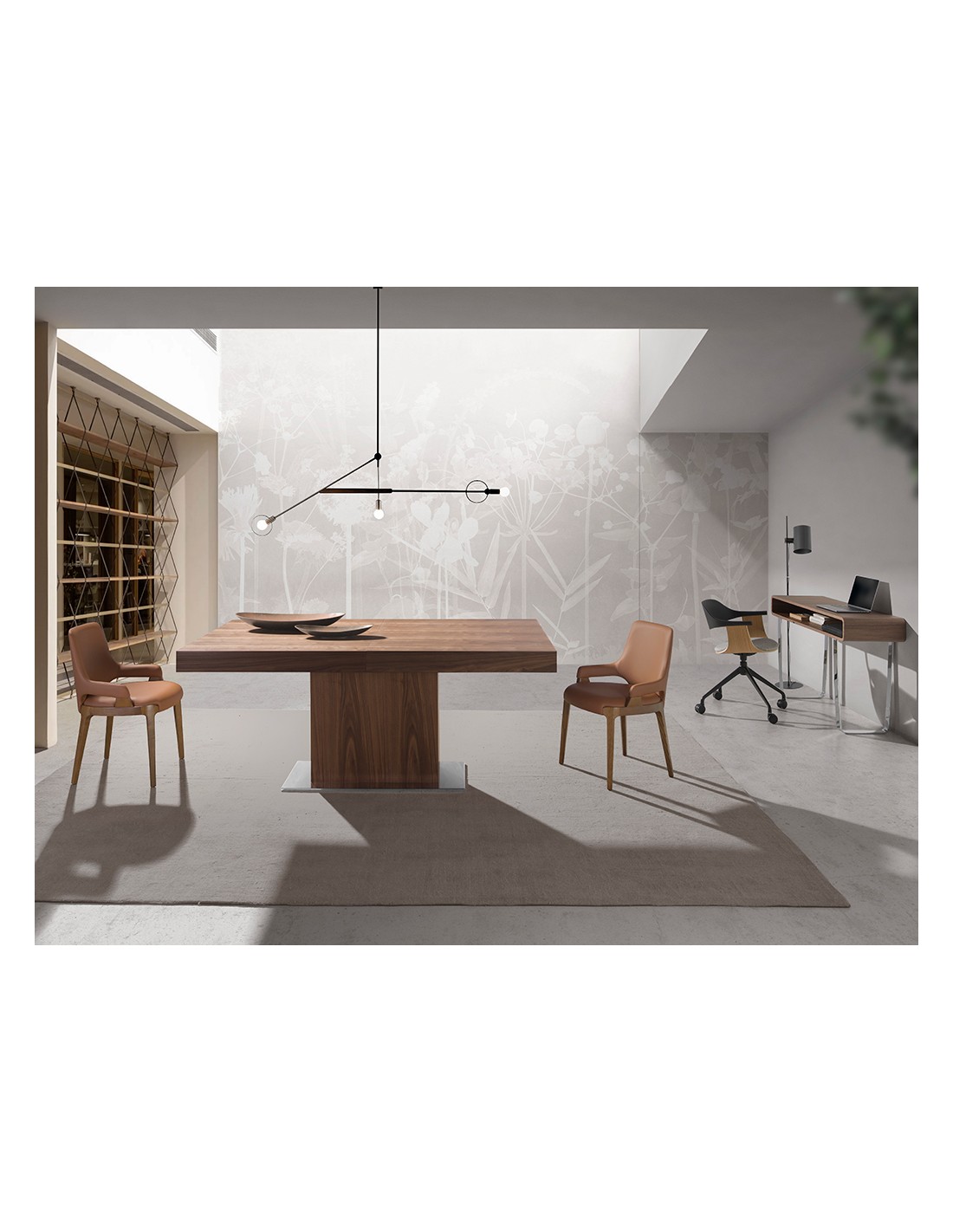 Silla oficina giratoria tela gris claro y pvc...