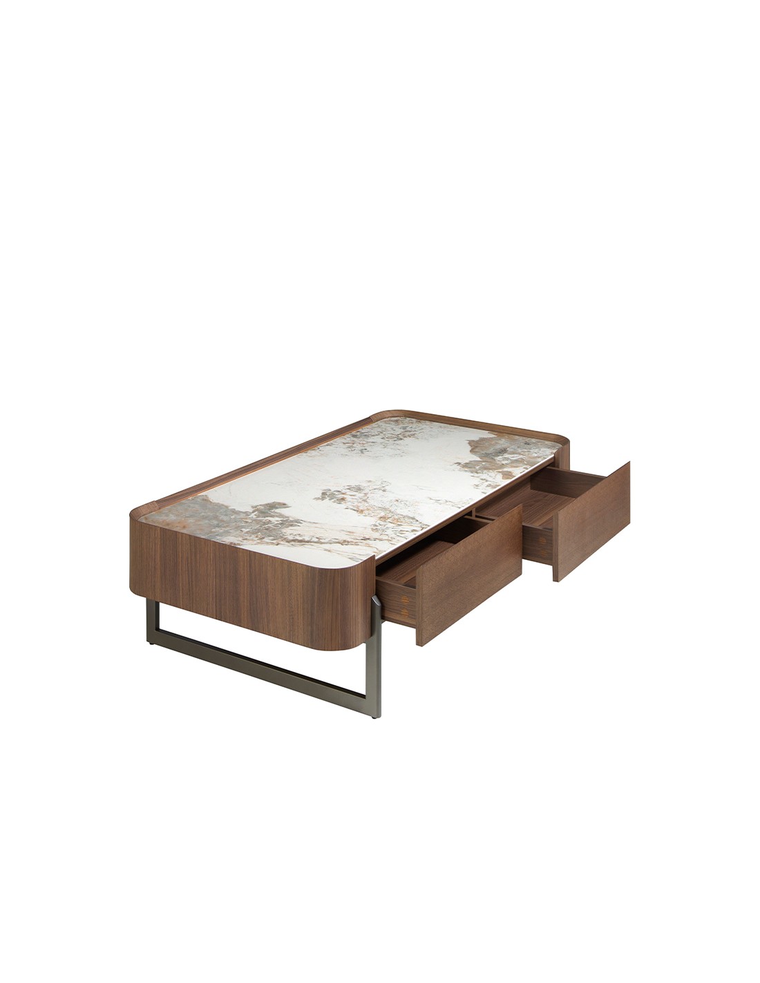 Mesa centro rectangular mármol porcelánico,...