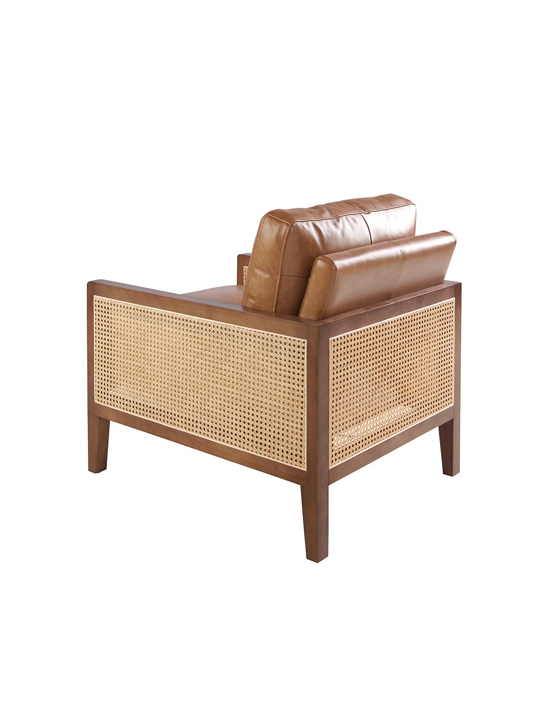 Sillón piel marrón