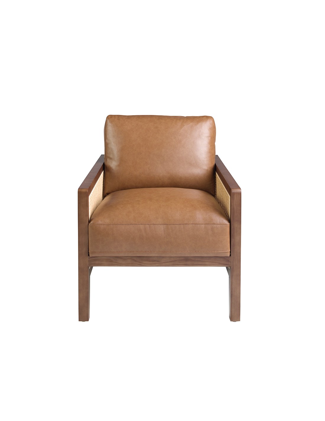 Sillón piel marrón