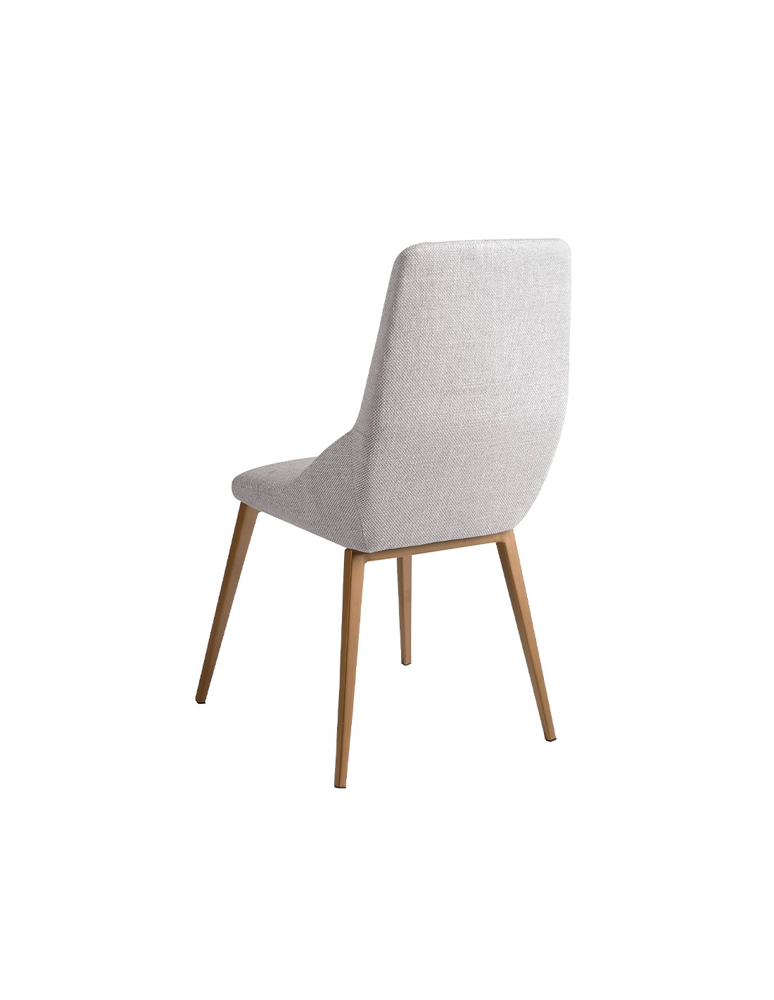 Silla tela gris claro