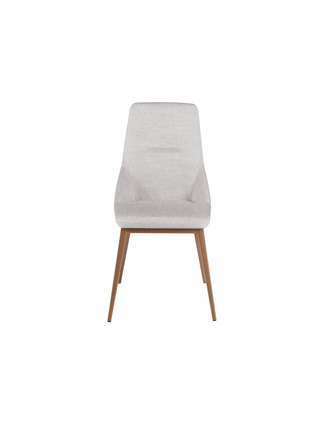 Silla tela gris claro