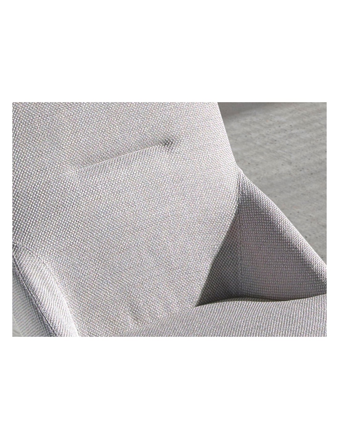 Silla tela gris claro