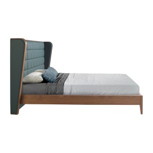 Cama polipiel color verde oscuro 2