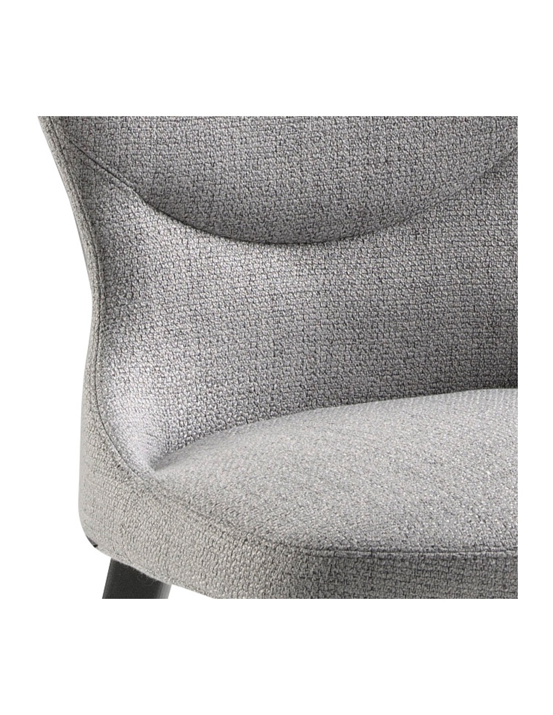 Silla tela gris