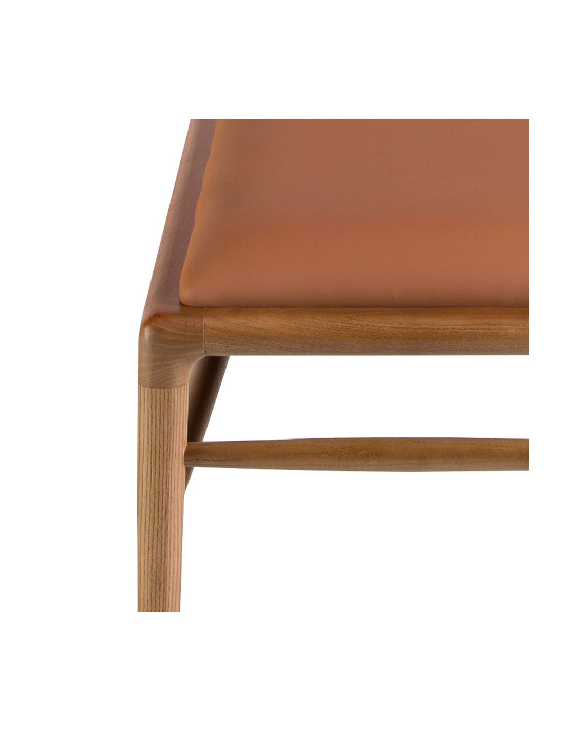 Banqueta polipiel marrón