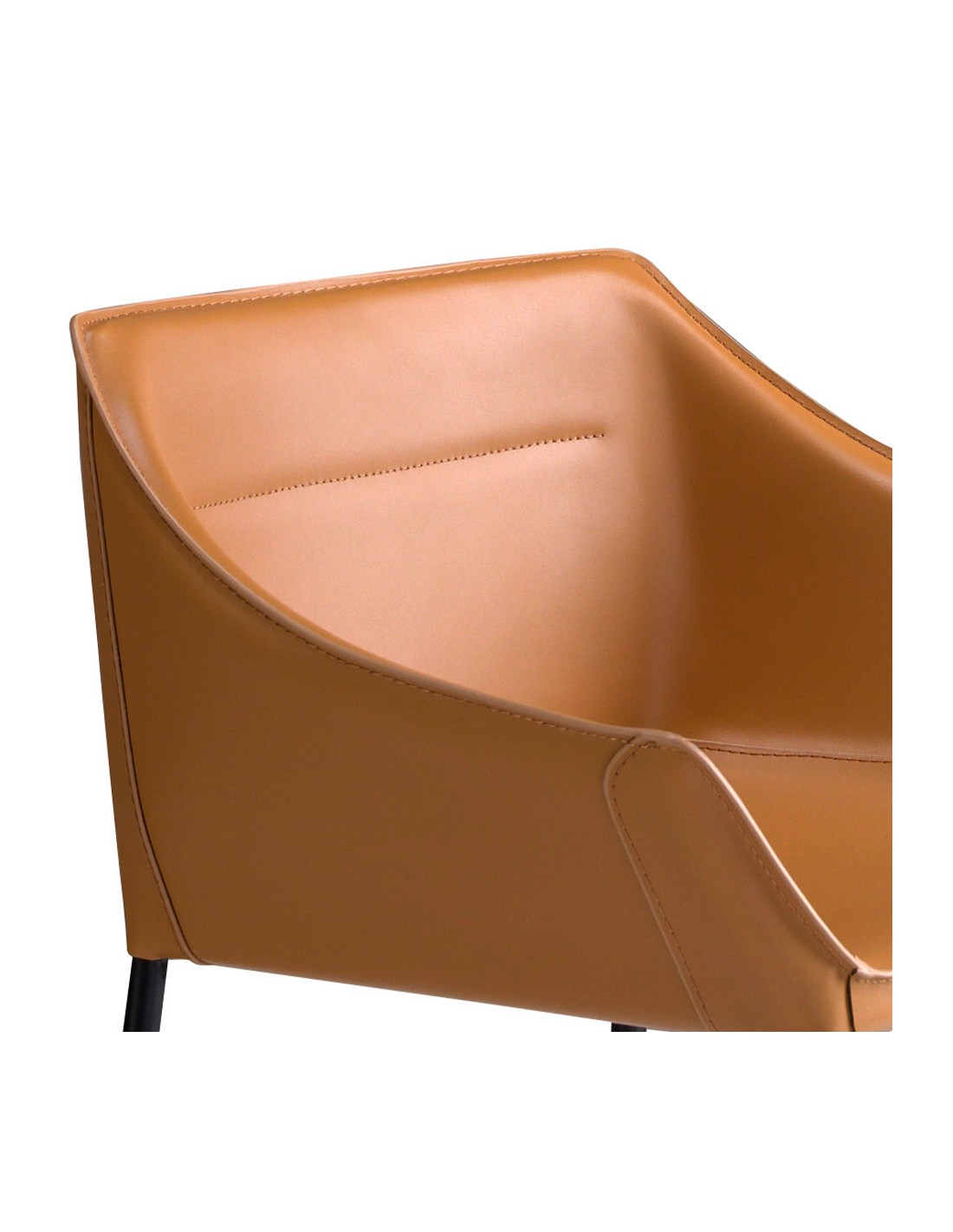 Taburete polipiel marrón