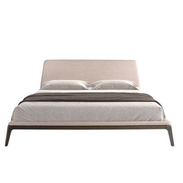 Cama tela color gris