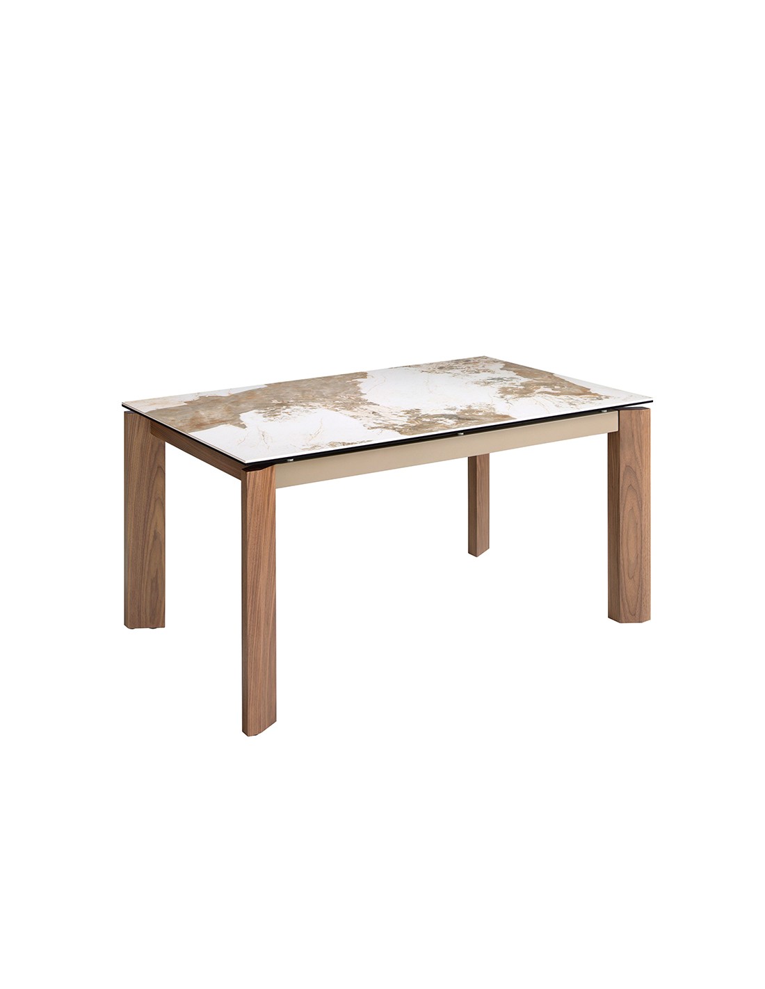 Mesa comedor extensible rectangular mármol...