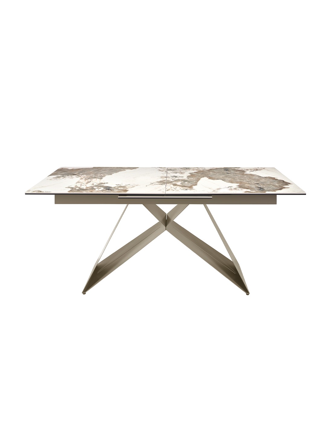 Mesa comedor extensible rectangular mármol...