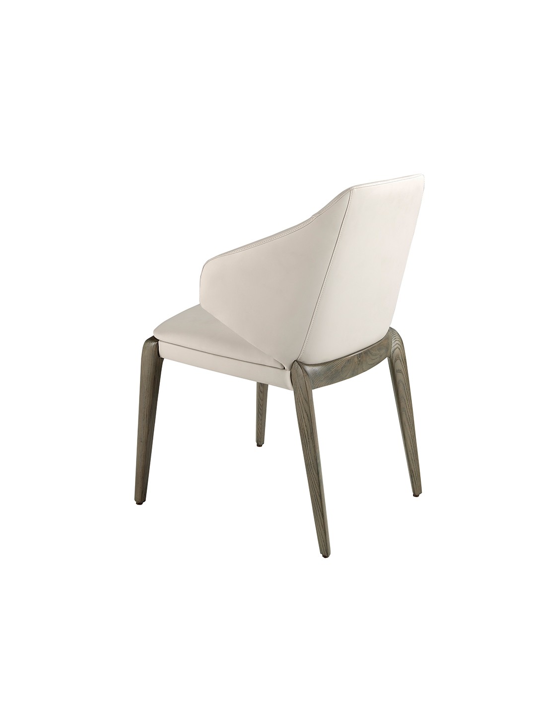 Silla polipiel crema