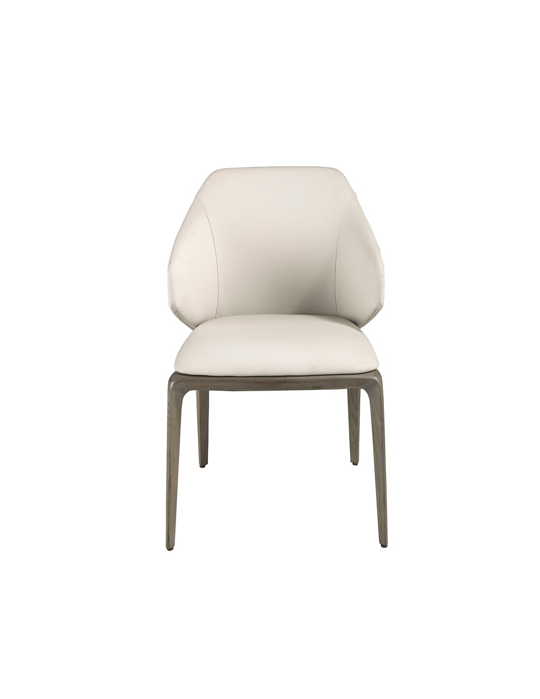 Silla polipiel crema