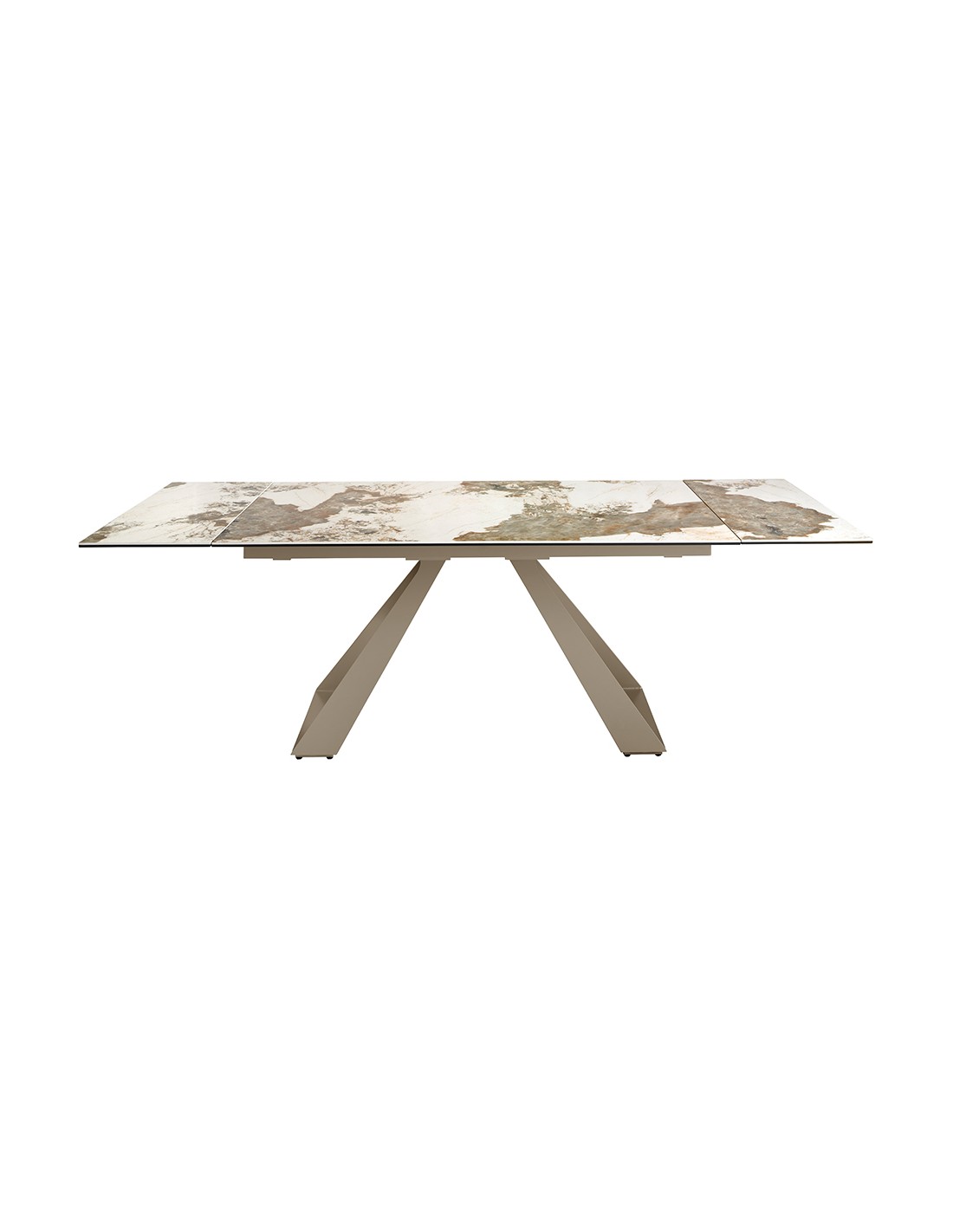 Mesa comedor extensible rectangular mármol...