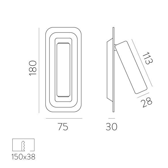 16/3826 SIN INTERRUPTOR
