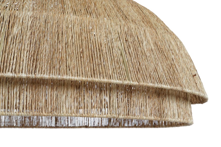 Lampara techo yute Cúpula