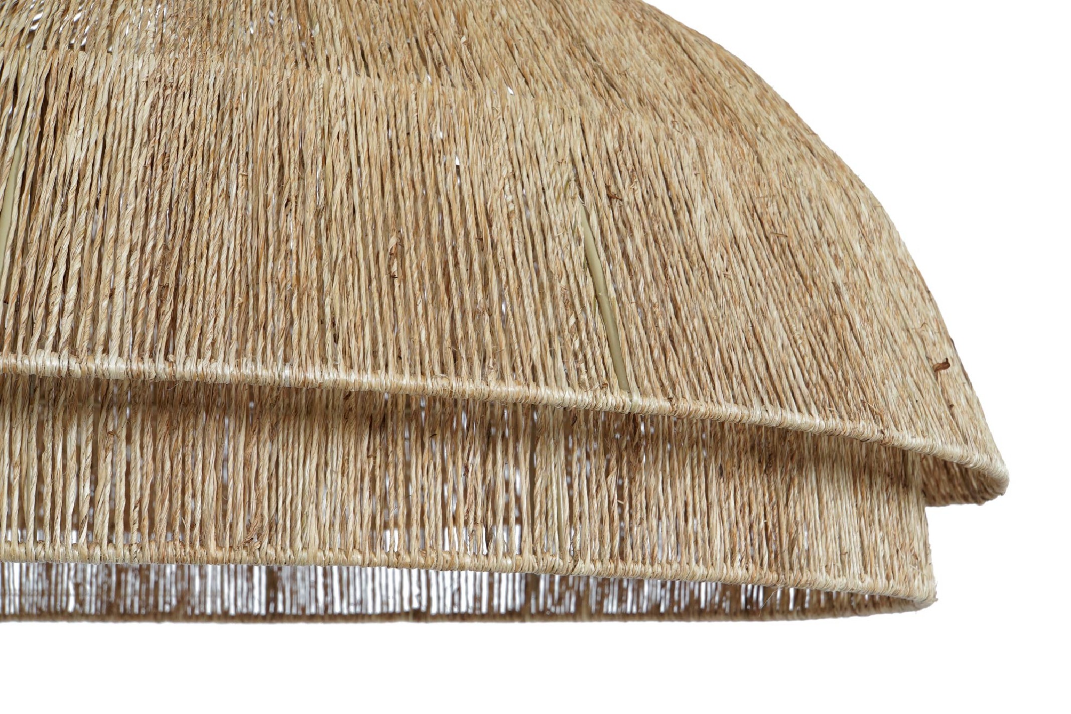 Lampara techo yute Cúpula