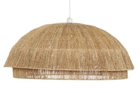 LAMPARA TECHO YUTE CUPULA