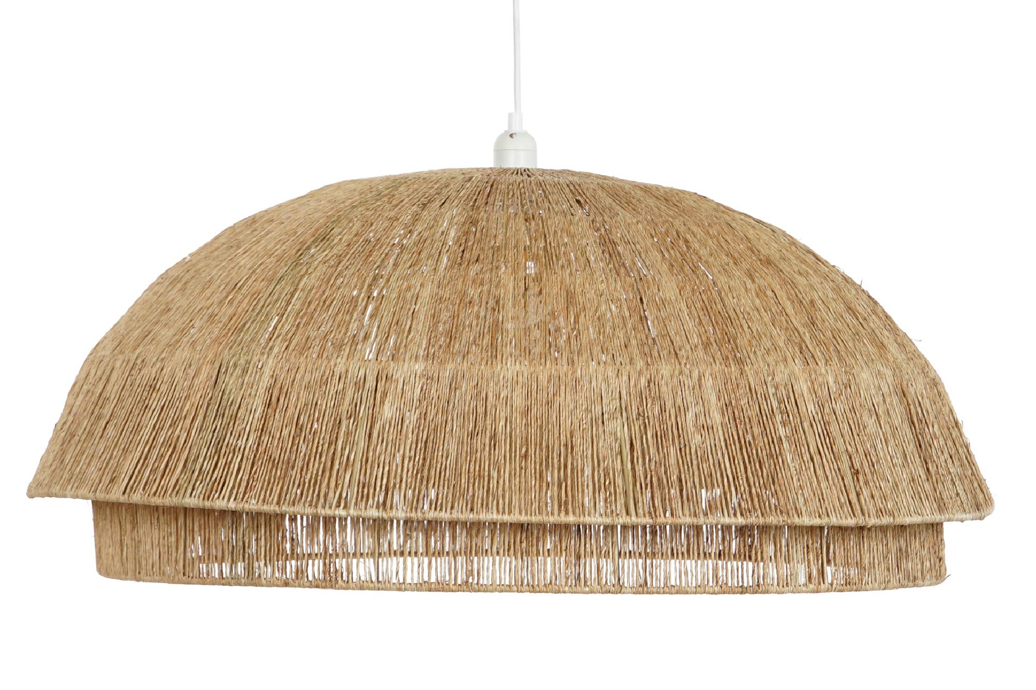 Lampara techo yute Cúpula