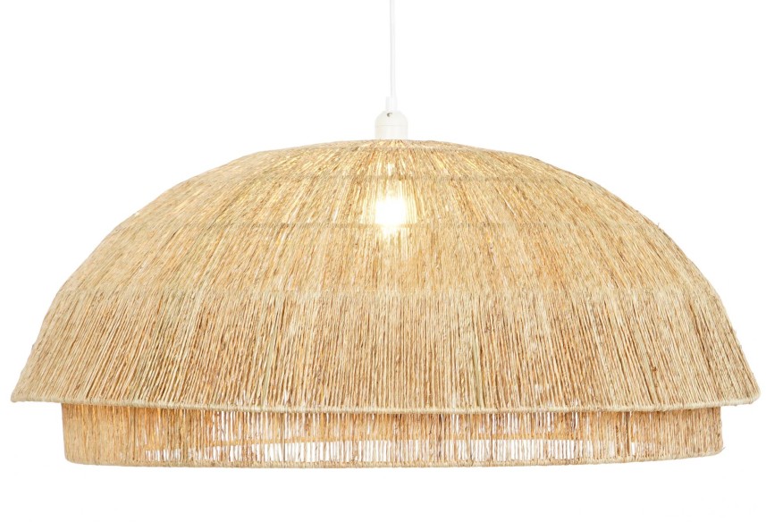 Lampara techo yute Cúpula