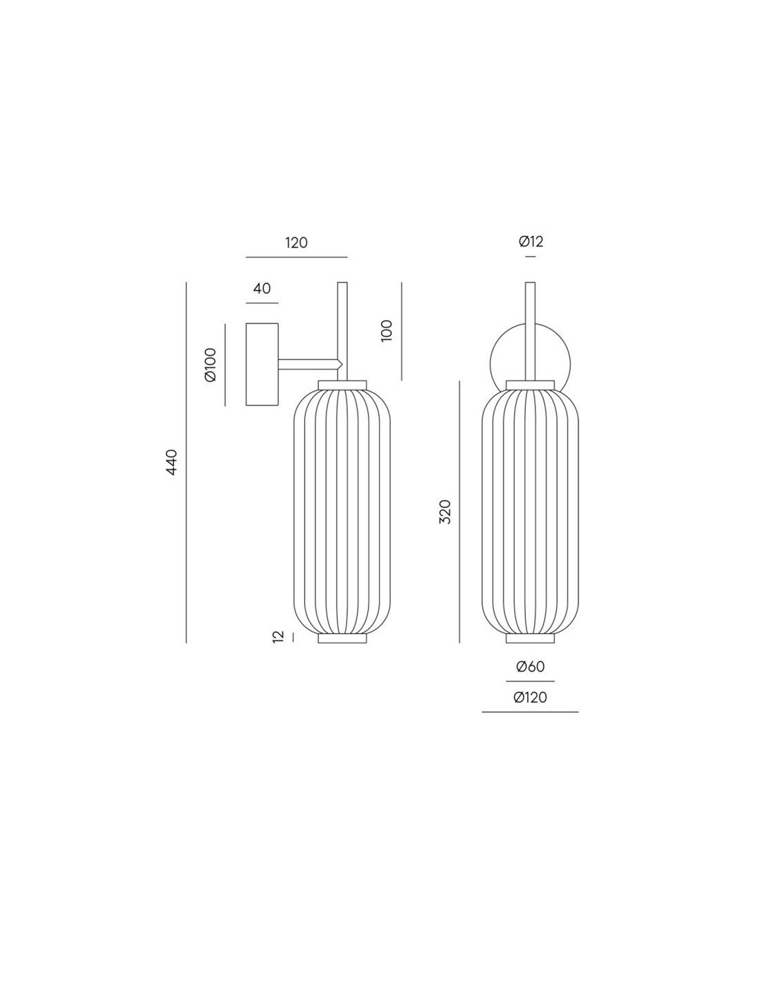 Aplique metal dorado mate Elma AROMAS