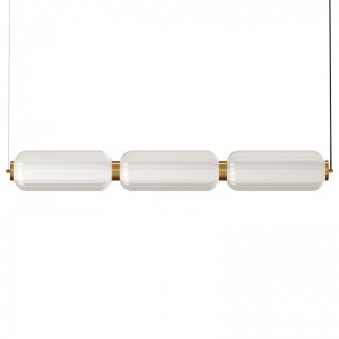 Lámpara metal dorado mate Elma AROMAS