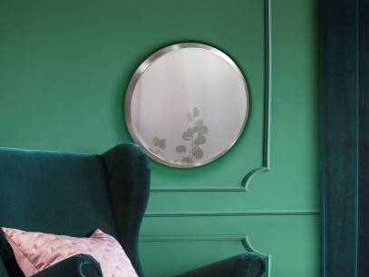 ·ARIES· ROUND MIRROR, Ø44, SILVER