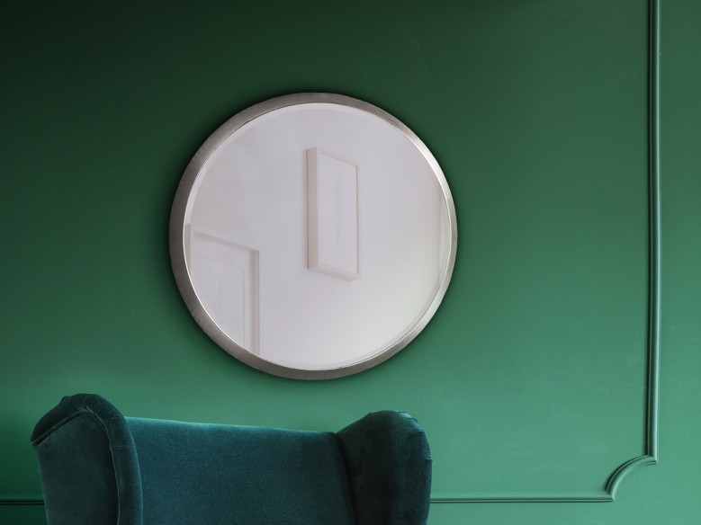 ·ARIES· ROUND MIRROR Ø54, SILVER