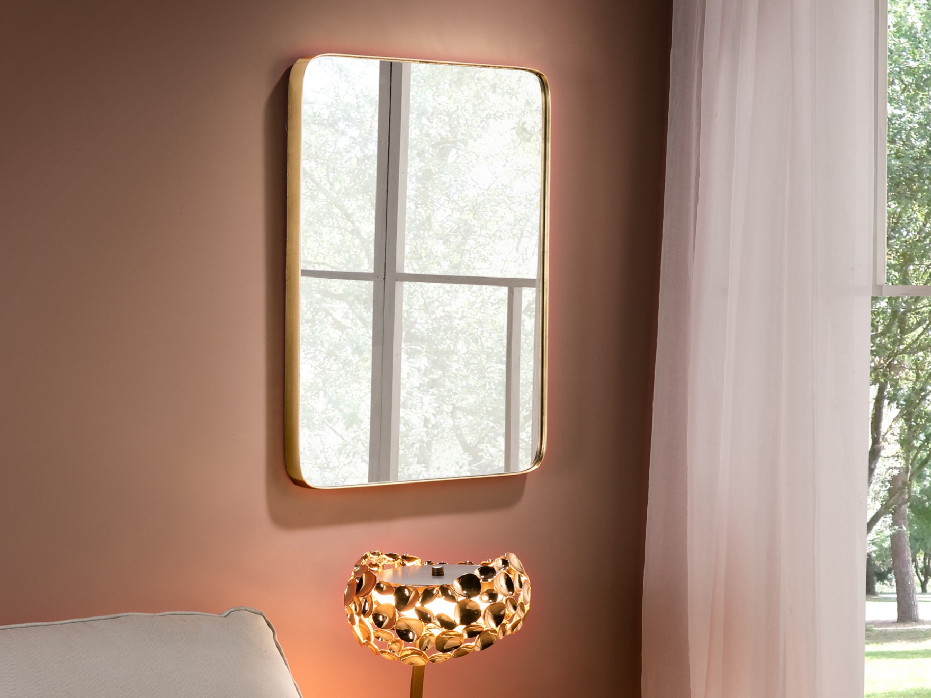 ·ORIO· RECT. MIRROR, 61x81, GOLDEN