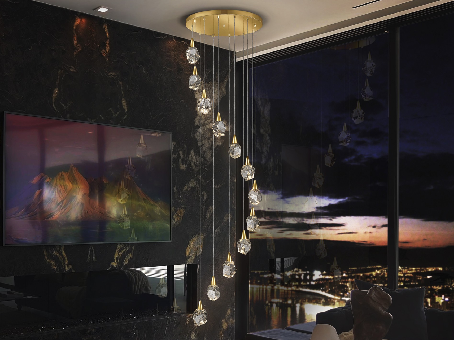 ·AQUARIA· LAMP 12L, MATT GOLD