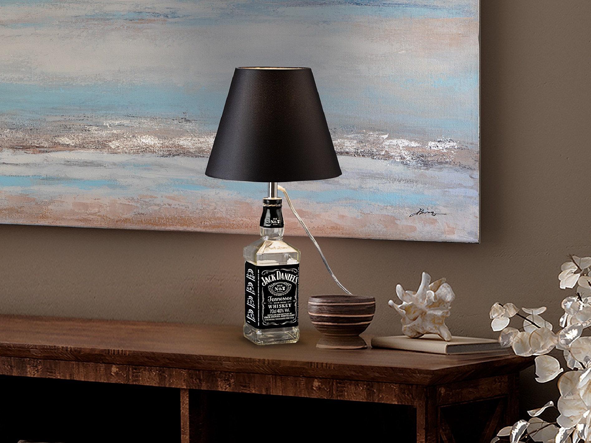 KIT SOBREMESA BOTELLA - PANT NEGRA