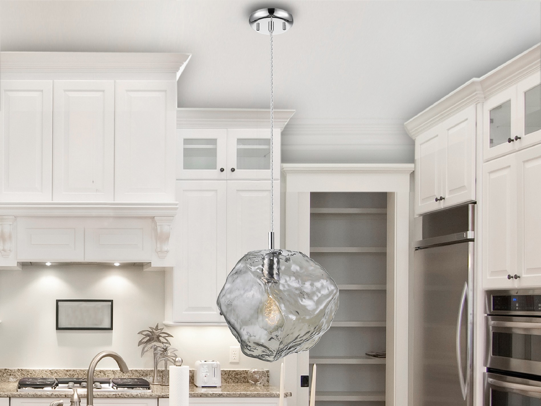 ·PETRA· LAMP 1L Ø27, CHROME E27