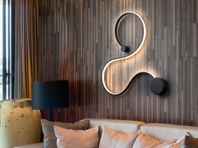 ·GRAFOS· SMALL WALL LAMP, BLACK