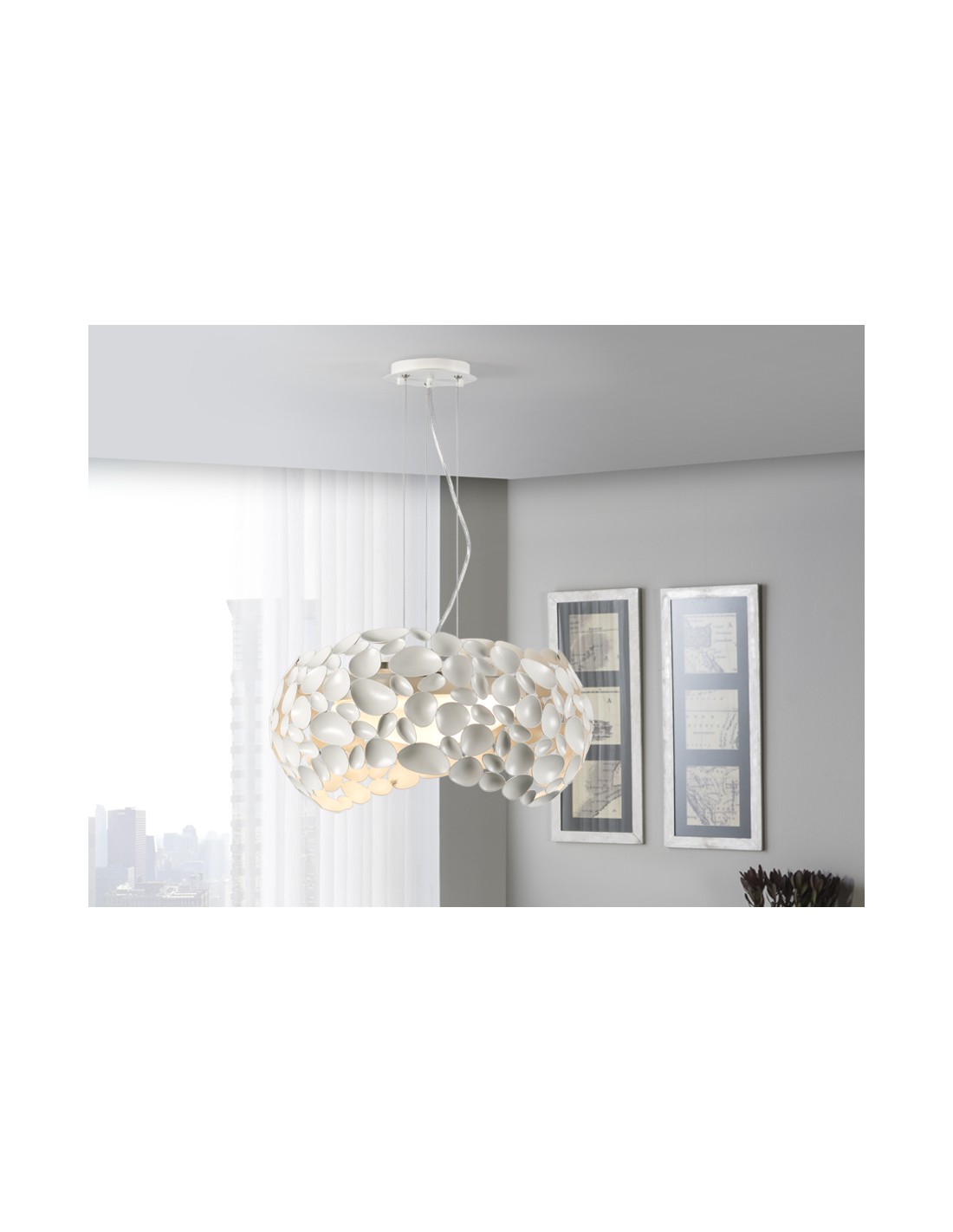 ·NARISA· LAMP, 5L., Ø47, WHITE