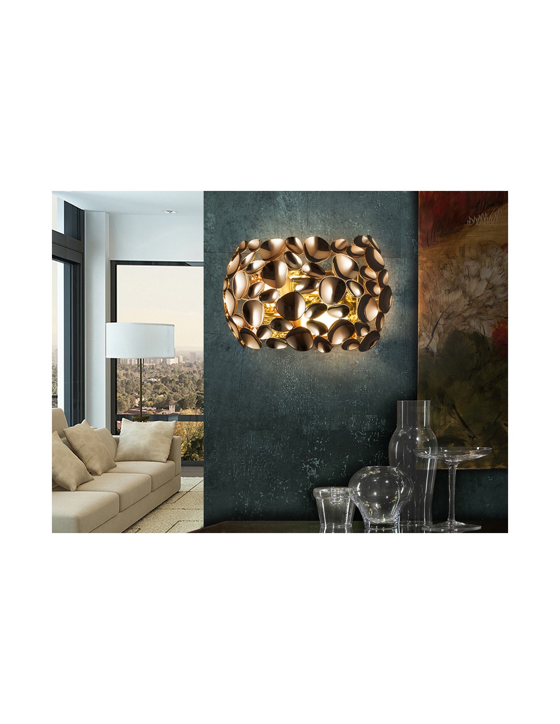 APLIQUE 2L ·NARISA· ORO ROSA