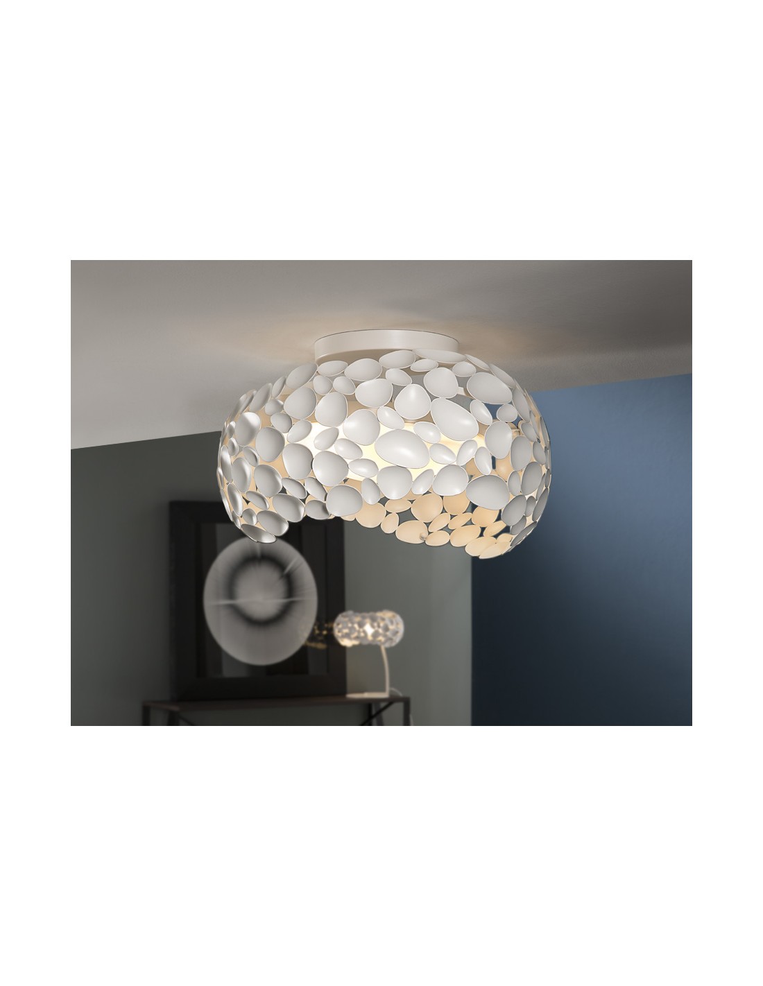 PLAFON 5L ·NARISA·Ø47 BLANCO