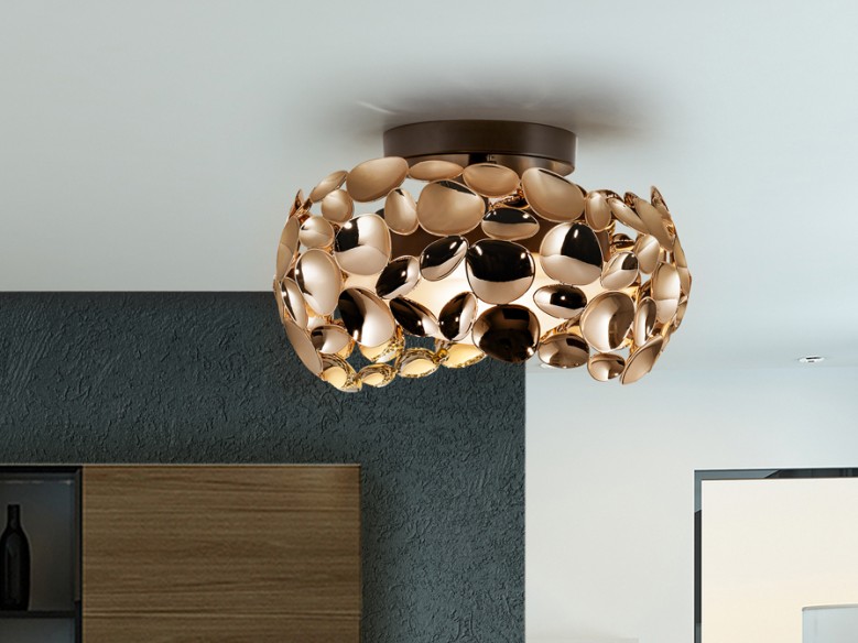 ·NARISA· CEILING LAMP 3L.Ø32 ROSE GOLD