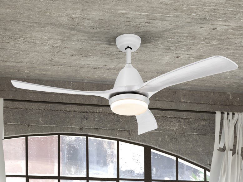 ·ASPAS· FAN, WHITE DIMMABLE
