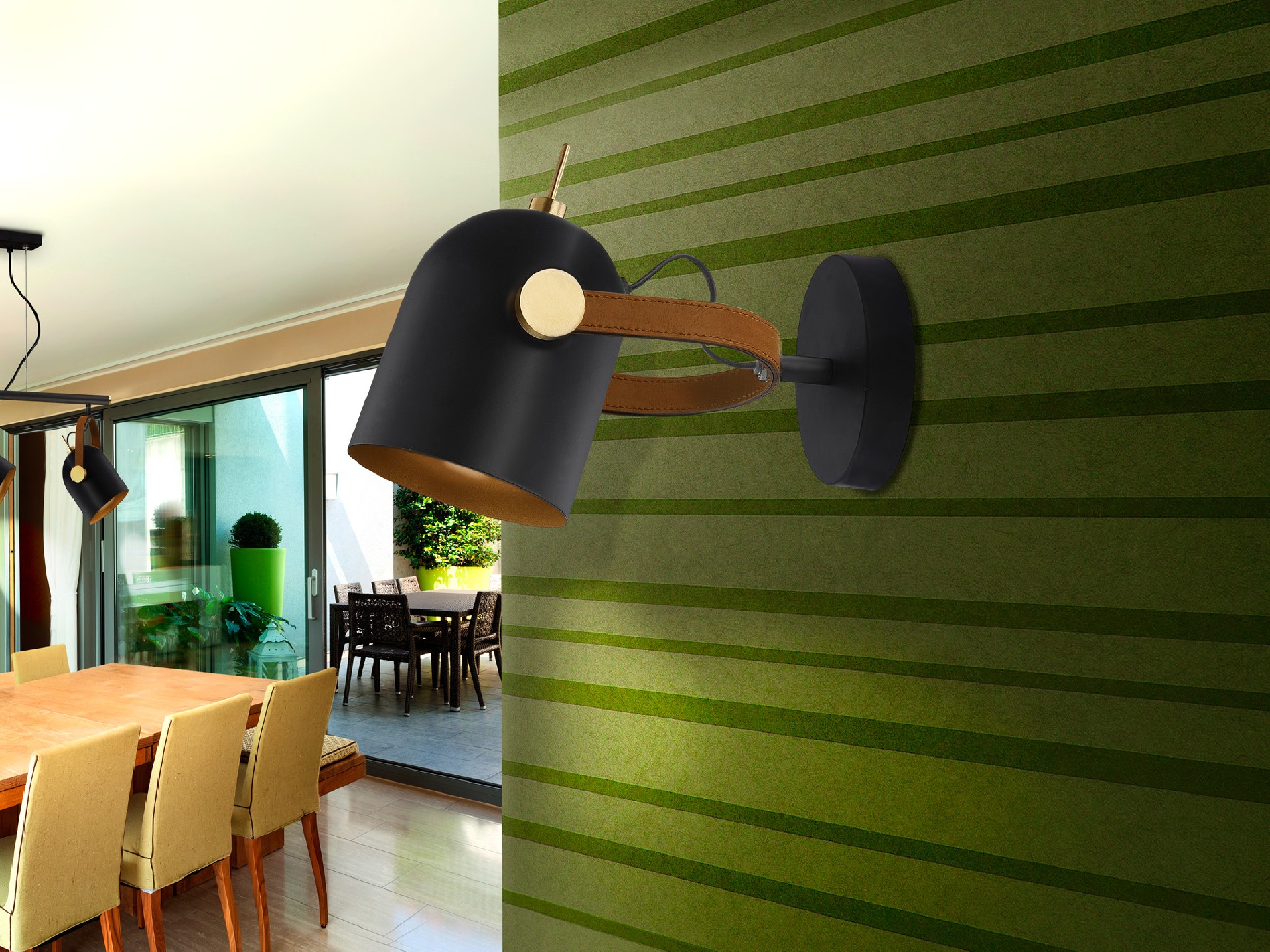 APLIQUE 1L·ADAME·NEGRO/ORO