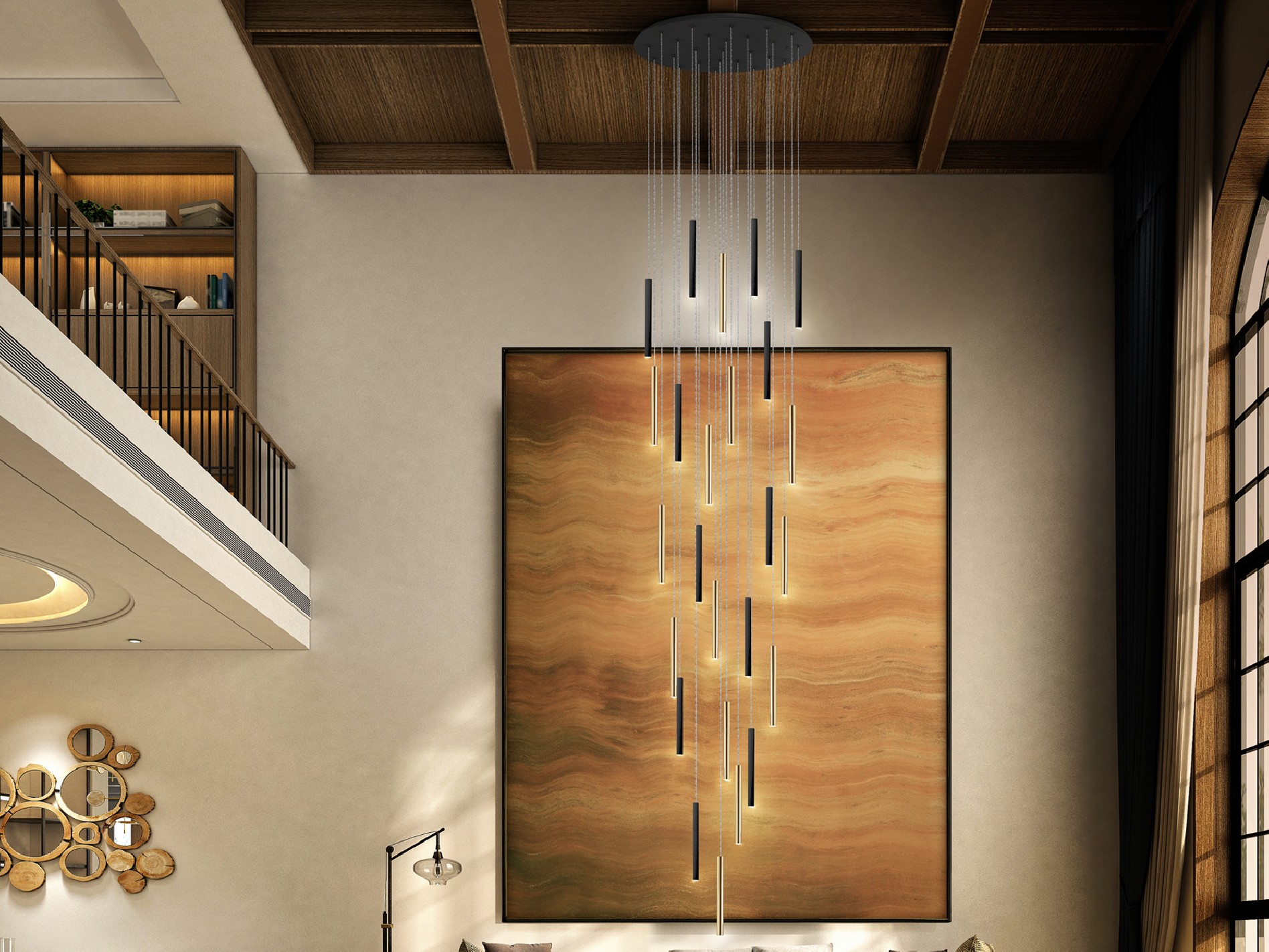 GRAN LAMP·VARAS·ORO/NEGRO 25L DIM