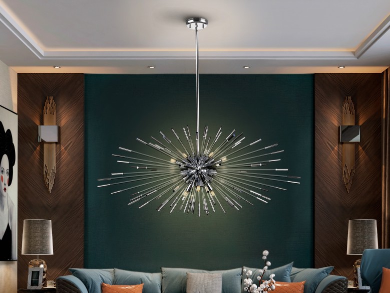 ·EVASION· LAMP, 9L., CHROME