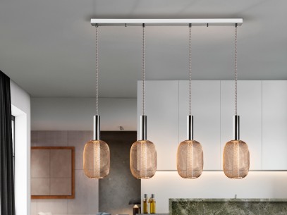 MICRON-LAMPARA 4L CROMO/ORO