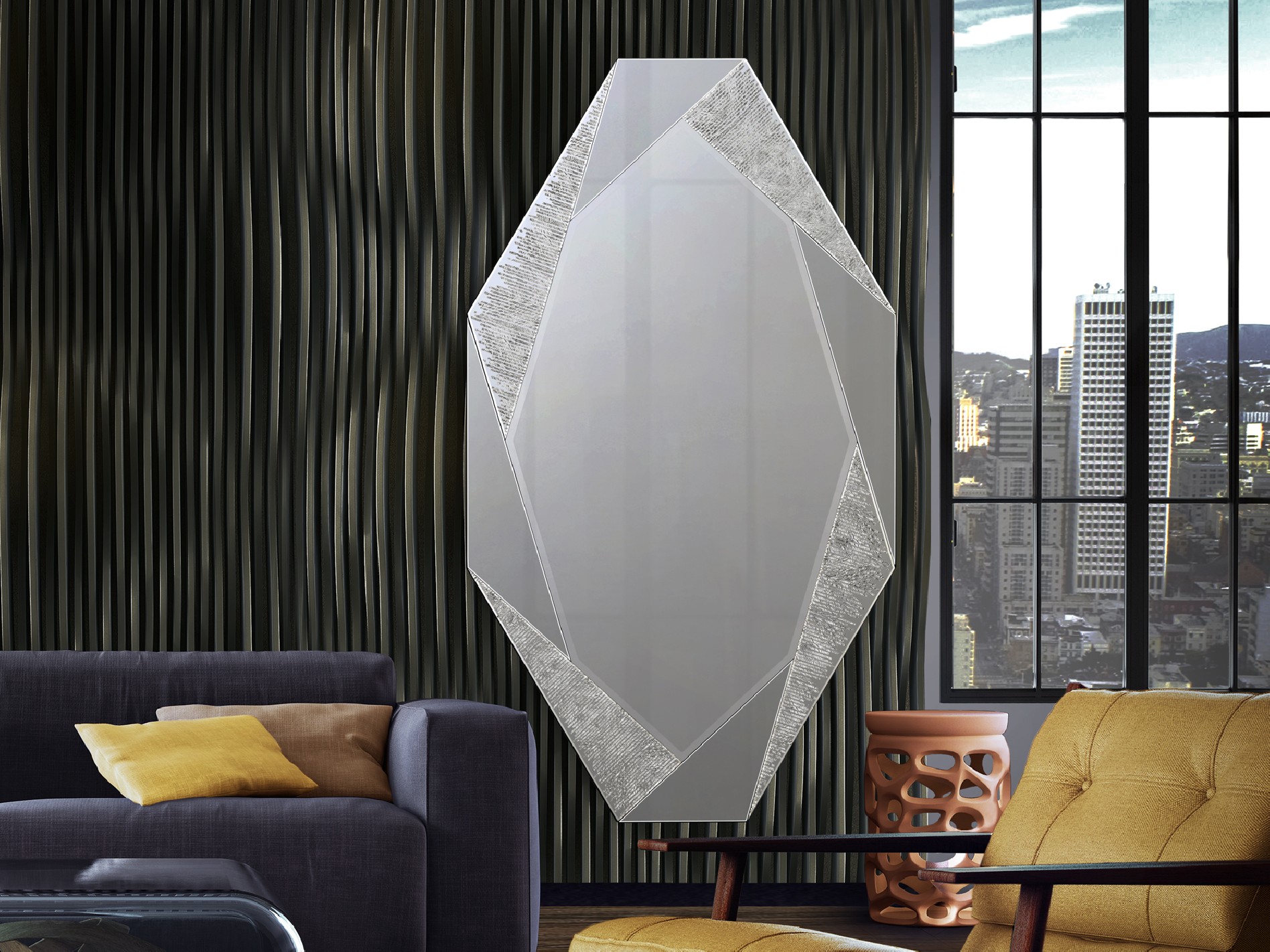 ESPEJO GRANDE·LAVERNA·PLATA