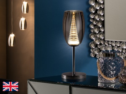 ·NEBULA· LED TABLE LAMP, 1L., CHROME