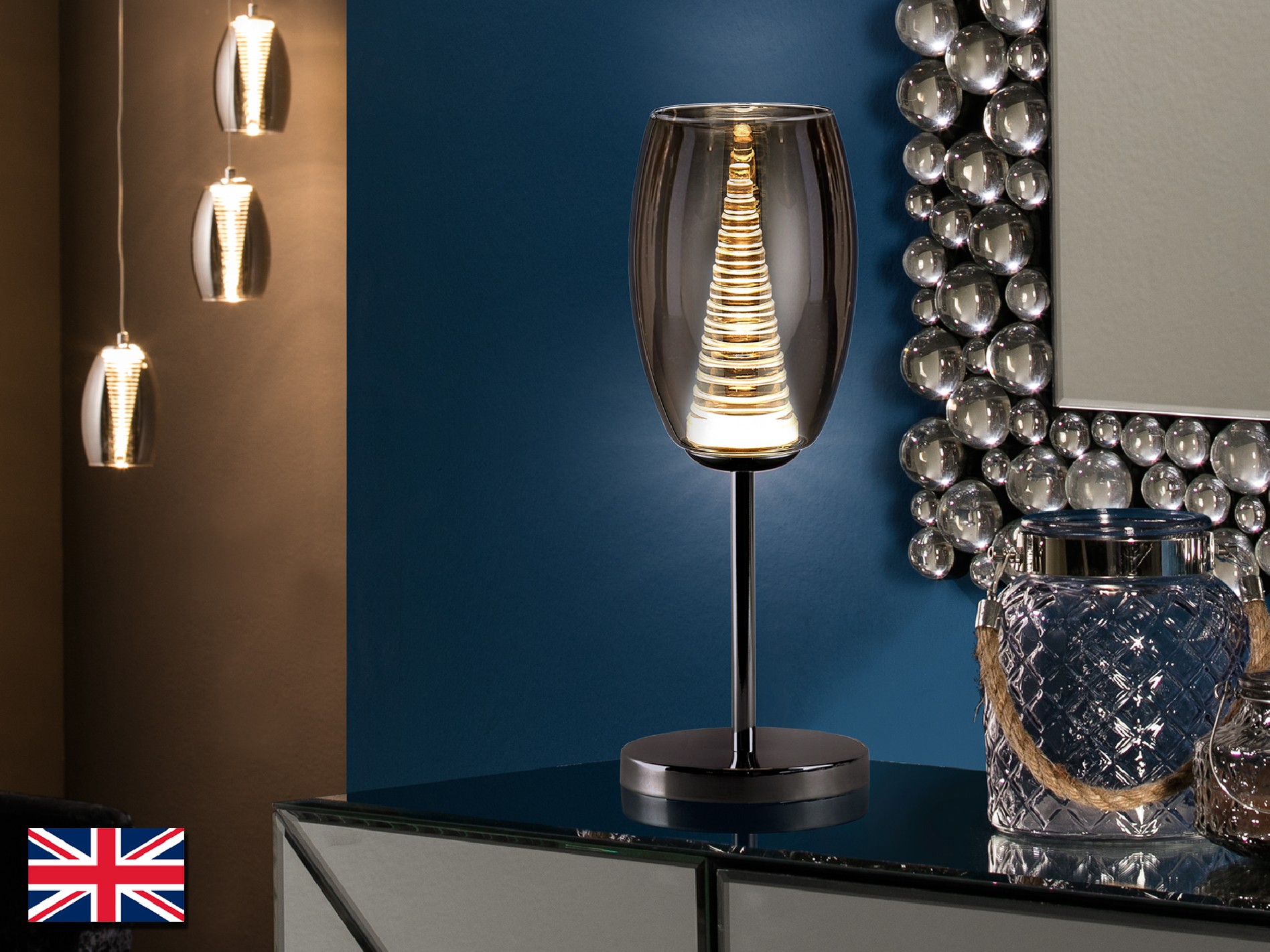 SOBREMESA ·NEBULA·1L LED CROMO